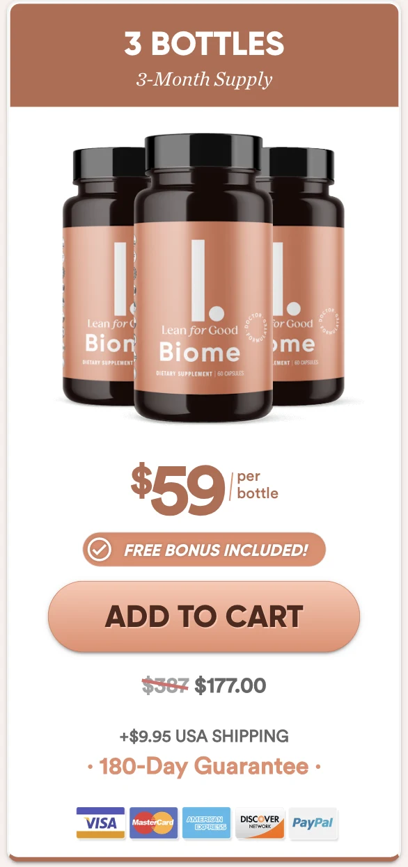 LeanBiome 3 Bottle Price